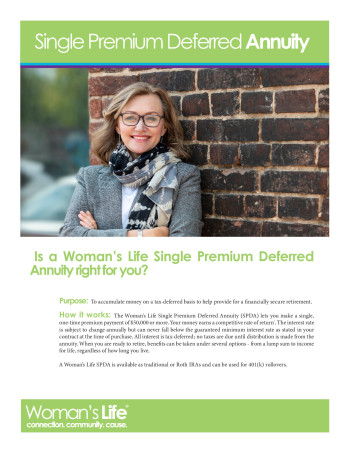 Single Premium Deferred Annuity brochure