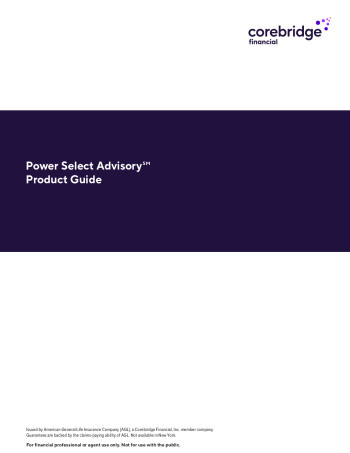 Power Select Advisory brochure