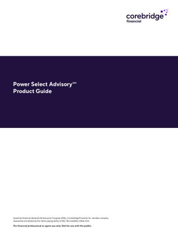 Power Select Advisory with Lifetime Income Plus Flex-brochure