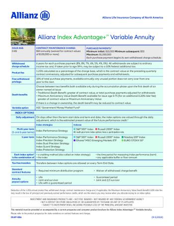 Index Advantage+ brochure