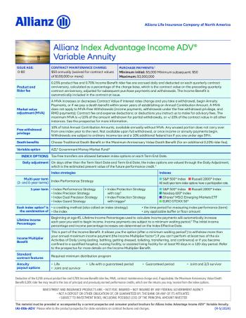 Index Advantage Income ADV brochure