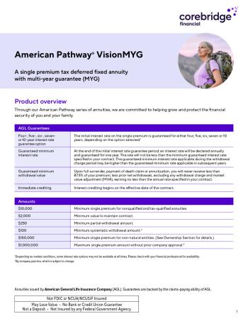 American Pathway VisionMYG-brochure