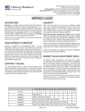 Heritage Classic 7-brochure